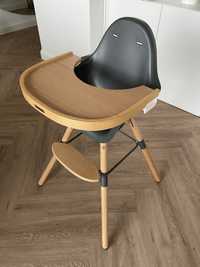 Childhome krzesełko Evolu 2 + stolik + siedzisko Newborn + poduszka