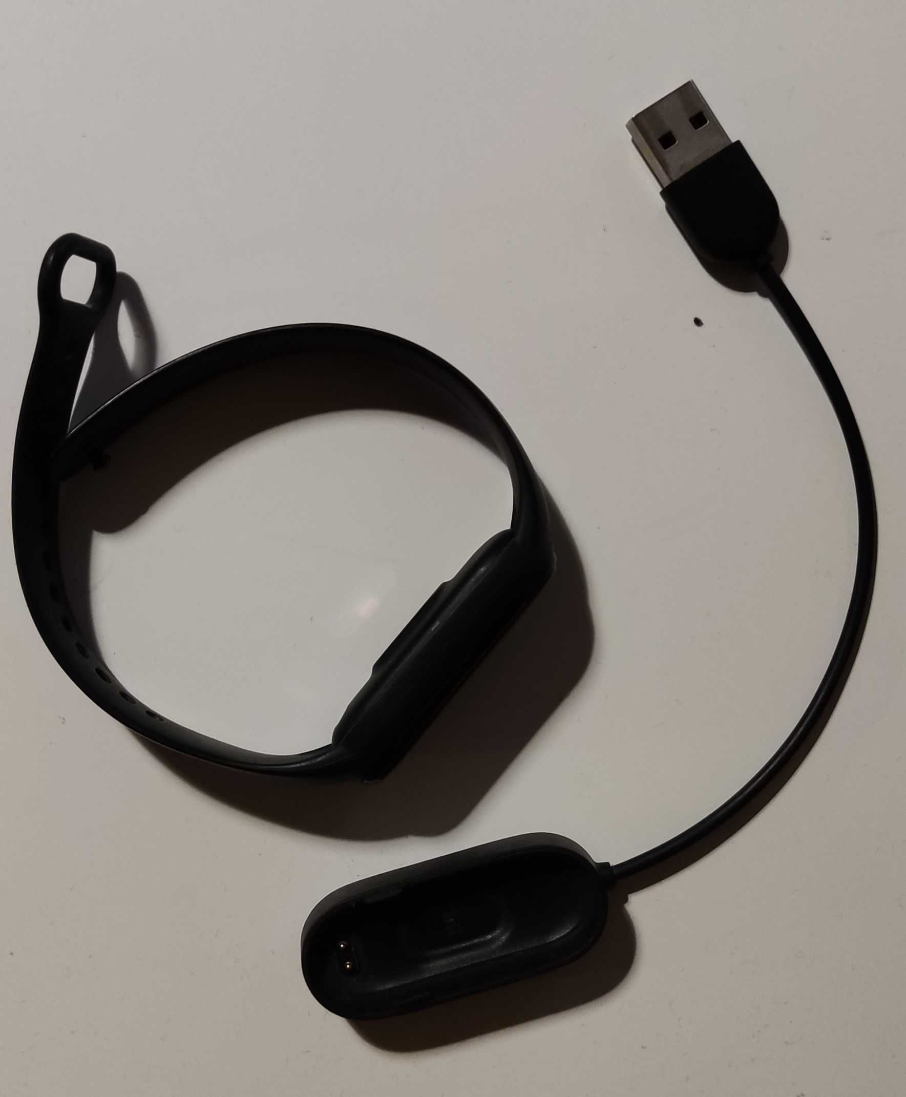 Smartband Xiaomi Mi Smart Band 4 Czarny + Kabel ładujący - SPRAWNY