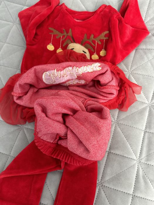 Новорічний костюм дитячий ( штани та кофточка)