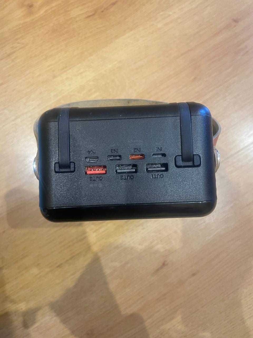 повербанк з кабелем Type-C/Lightning 80000mAh |PD/QC|