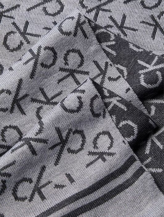 Подарунковий набір шапка шарф Calvin klein чорна сіра оригінал США