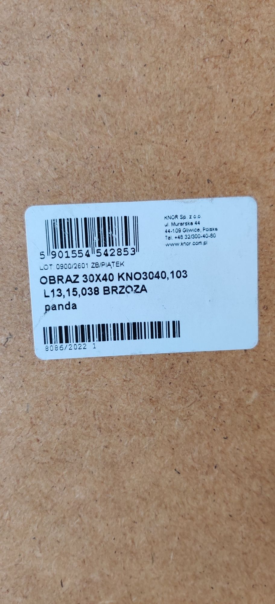 Obrazki 30x40 cm pokój dziecięcy zwierzątka lisek panda miś