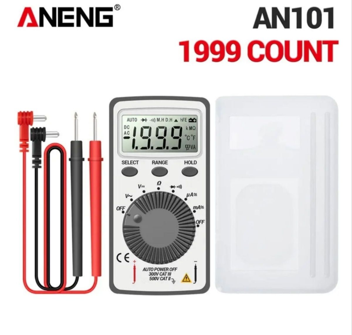 Кишеньковий цифровий мультиметр Aneng AN101 (тестер)
