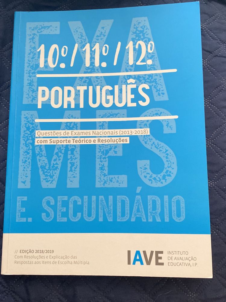 Livro de exames de Português - 10/11/12ºano