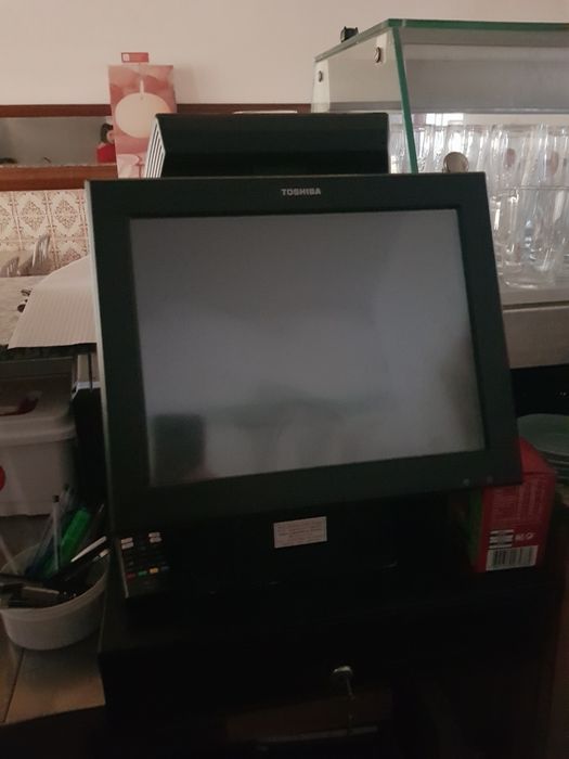 Máquina registadora touch toshiba com impressora