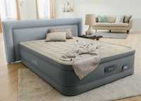 Надувная кровать с электронасосом двуспальная Intex