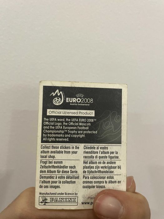 PANINI Cristiano Ronaldo Euro 2008
