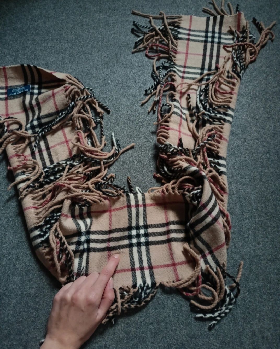 Szalik kaszmir Burberry