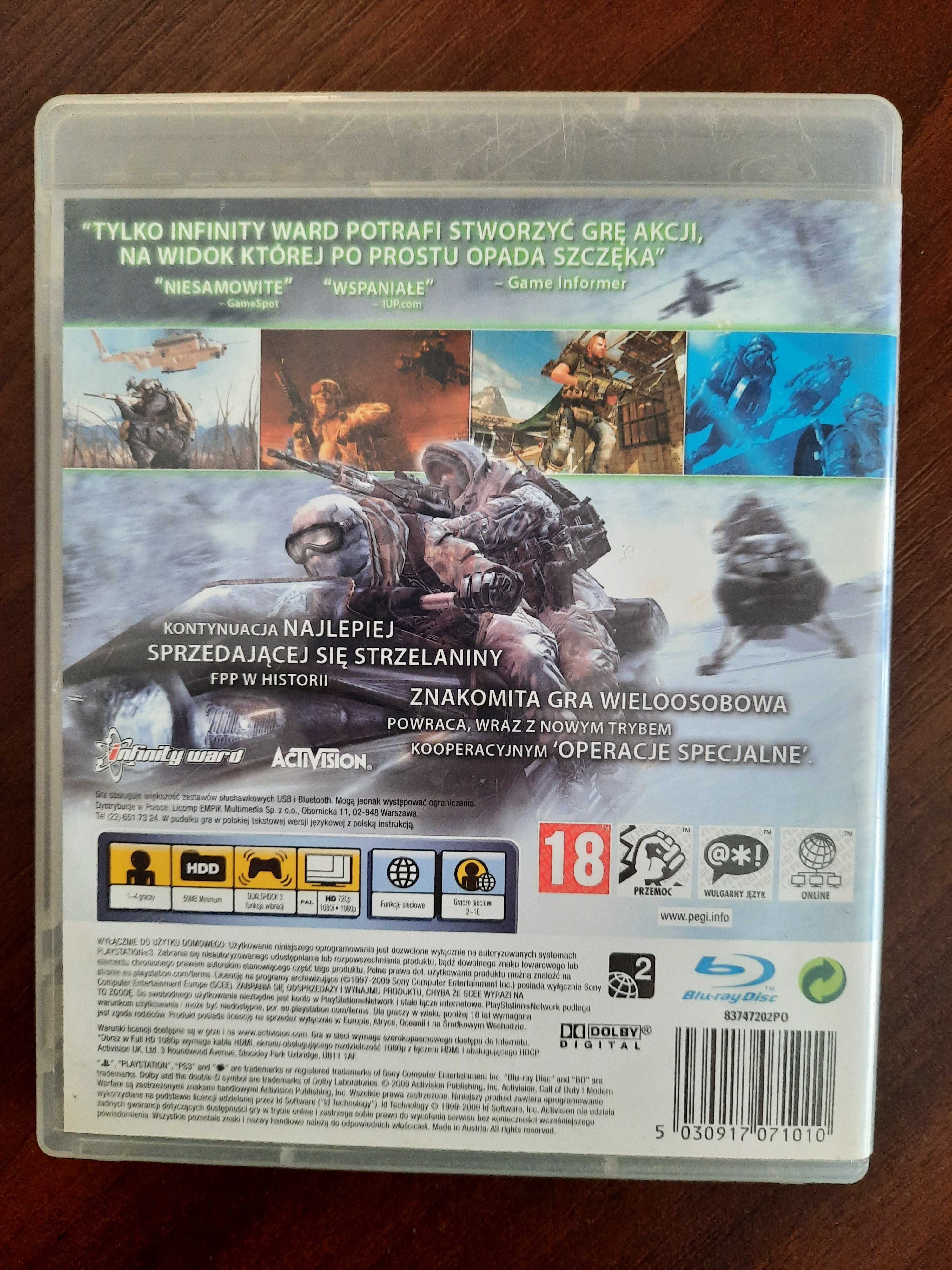 Call of Duty Modern Warfare 2 PS3 Polska Wersja