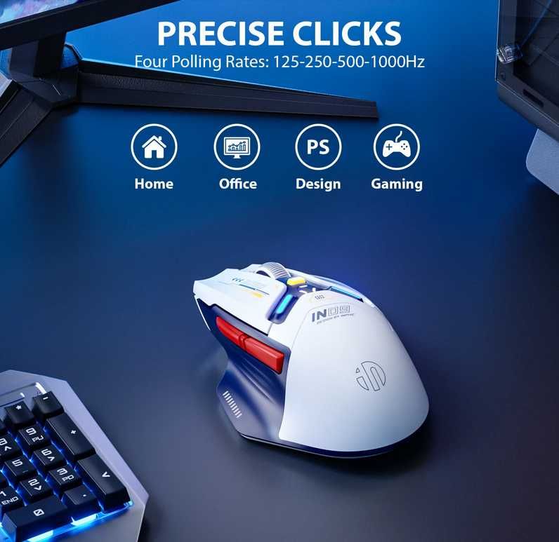 Rato Inphic IN9 Gaming Azul