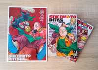 Sakamoto Days tom 1 i 2 + karta