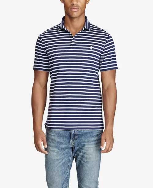 POLO RALPH LAUREN Koszulka Polo Męska XL Oryginalna Super Stan Bawełna