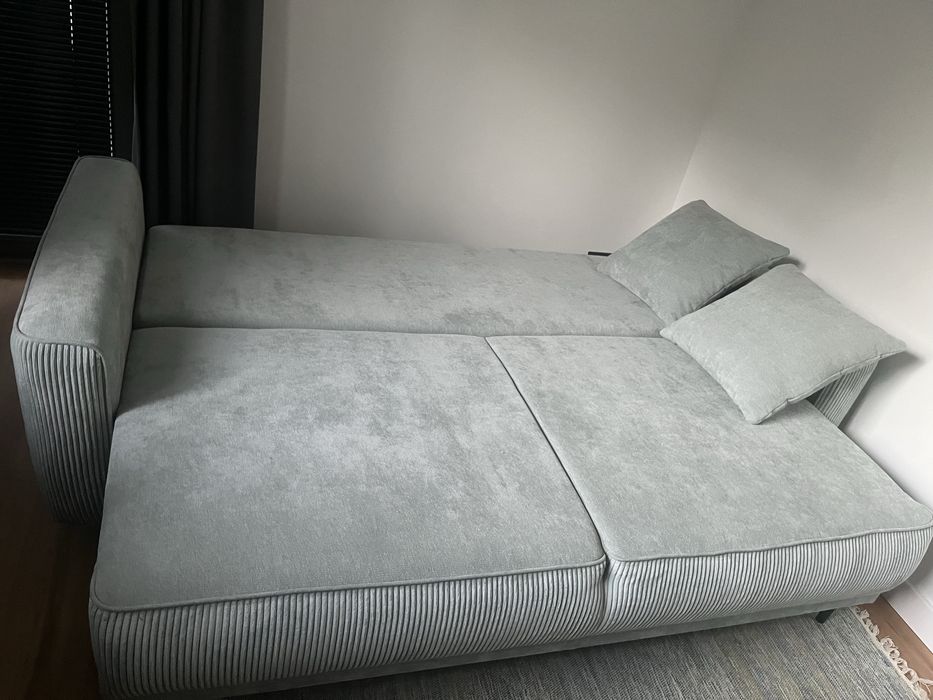 Kanapa Sofa rozkładana, z pojemnikiem na pościel. Stan idealny!