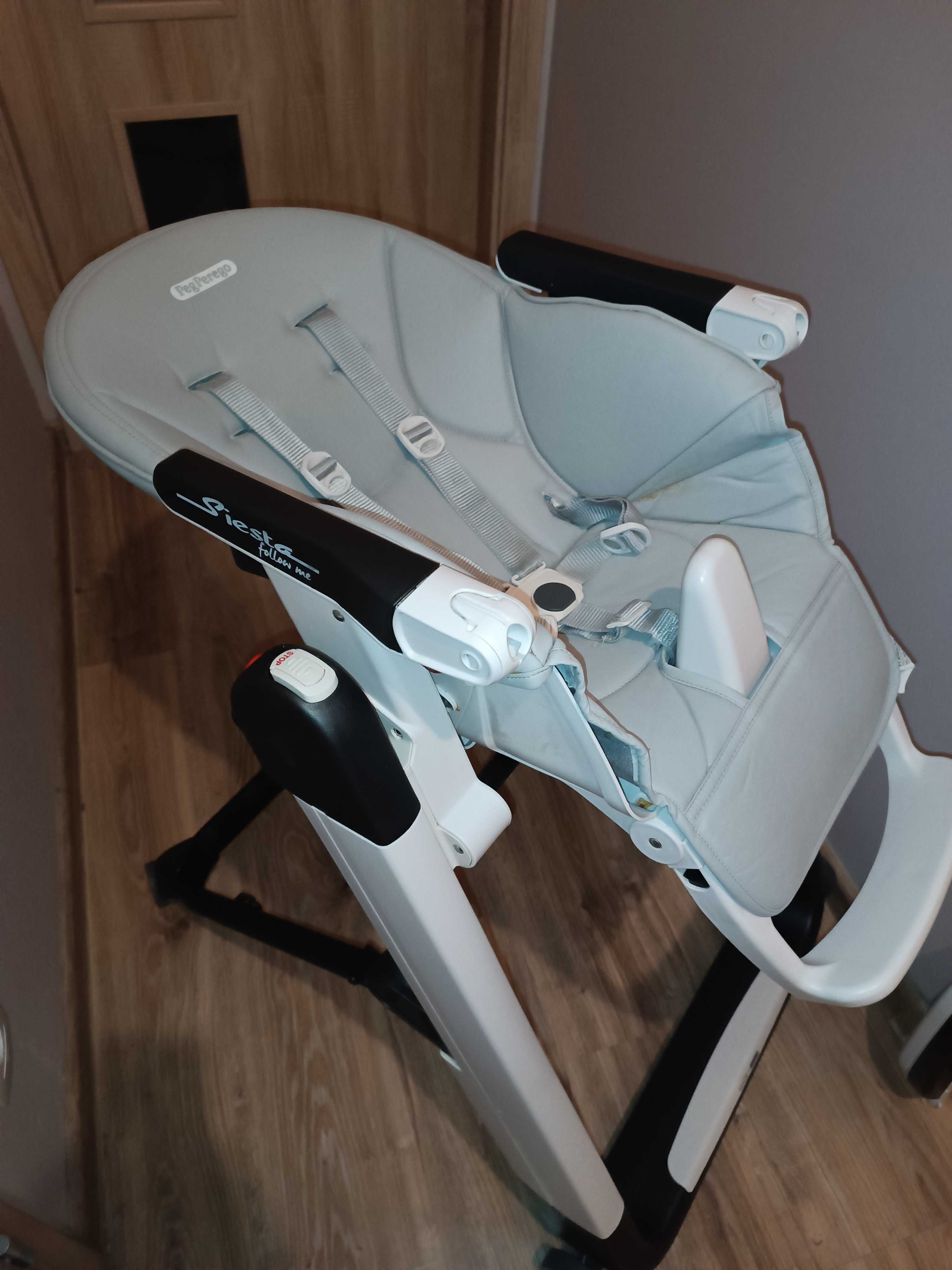Krzesło do karmienia Peg Perego. Minimalnie używane. Pomoc z dostawą.
