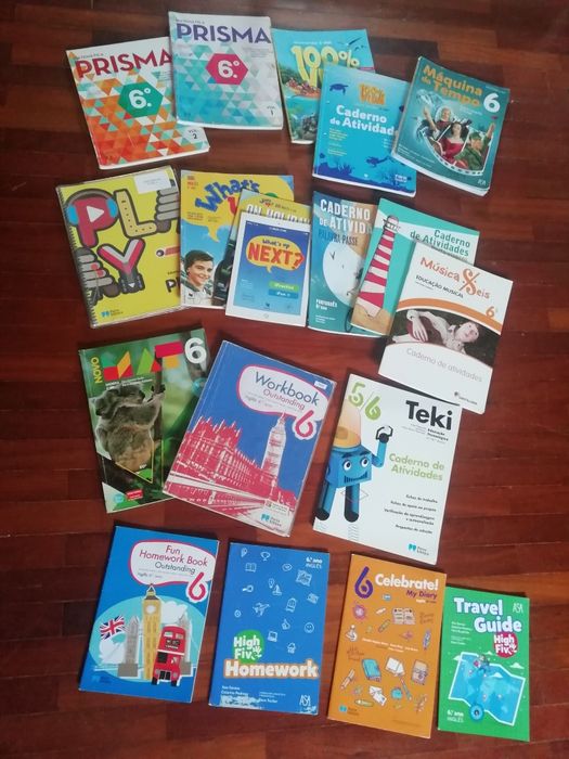 Manuais escolares para o 6 ano