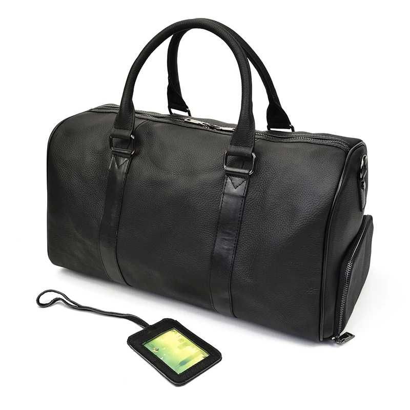 Torba skórzana podróżna 45cm z PRAWDZIWEJ SKÓRY opcja z personalizacją