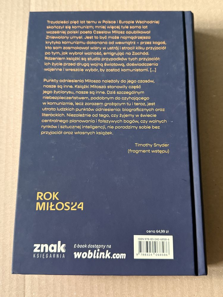 Czesław Miłosz Zniewolony umysł