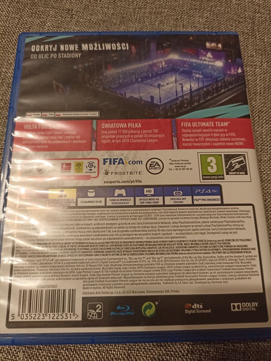 FIFA 20 PS4 używana