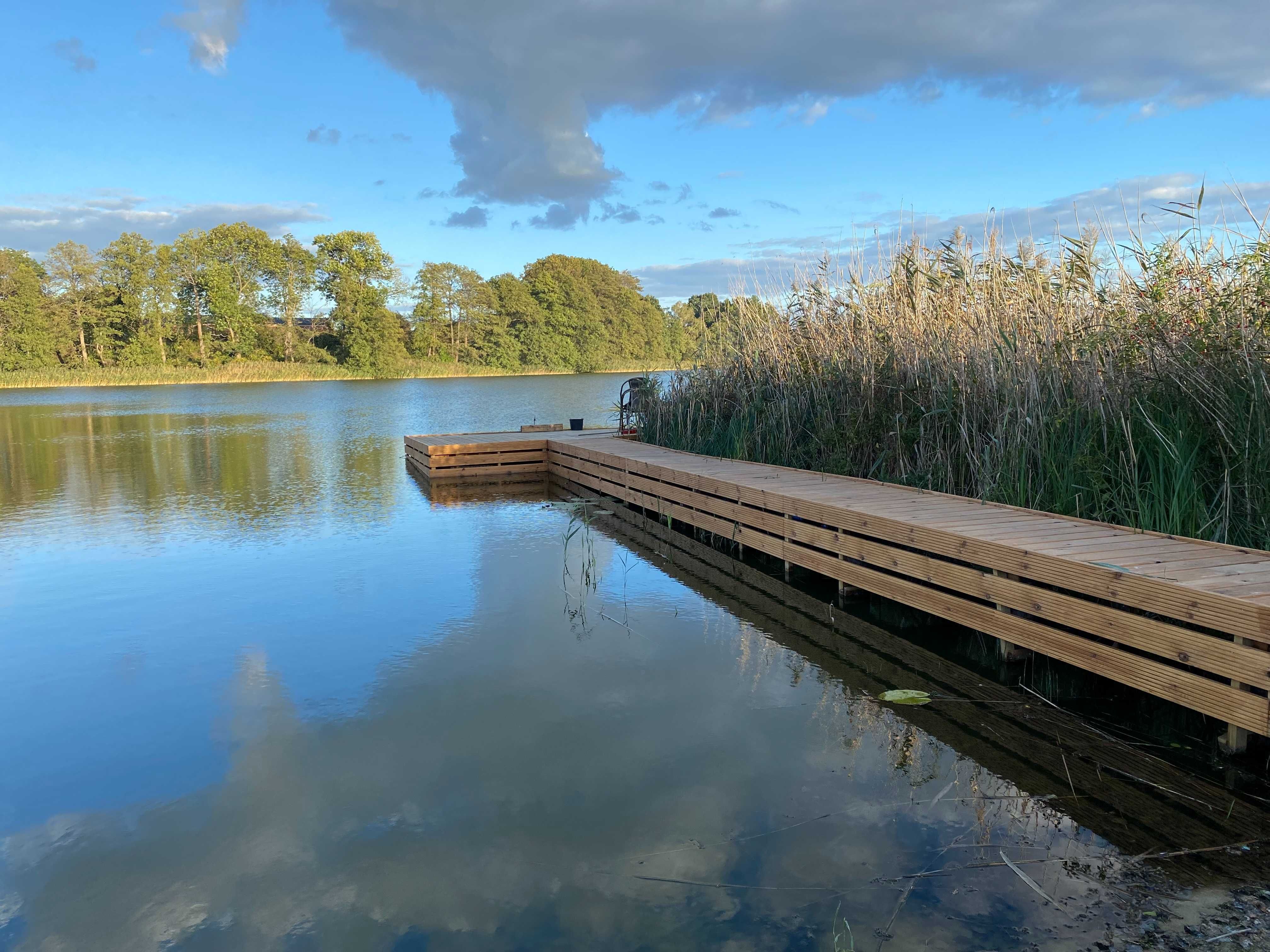 Sosenkowo Nowieczek Domek nad jeziorem, własna linia brzegowa