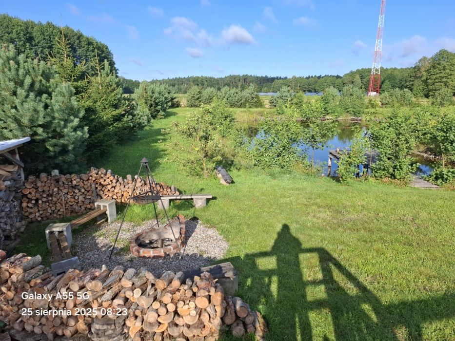 Domek na wakacje, weekend Mazury sauna staw las