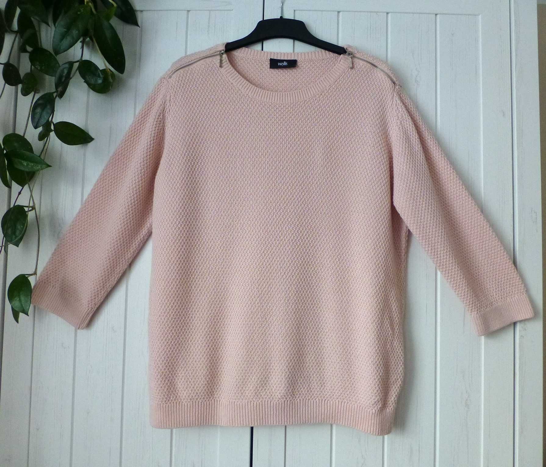 Wallis pastelowy damski sweter pasuje na 4XL