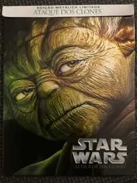 Star Wars Ep. II Ataque dos Clones Blu-ray Ed. Limitada Steelbook