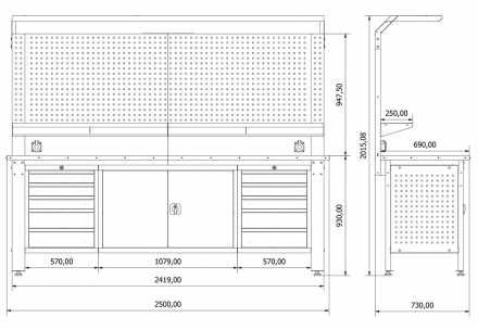 Mobiliário / Bancada para Oficina ou Industria