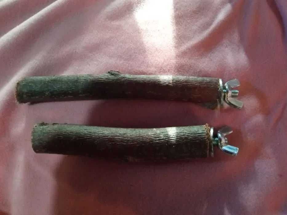 Żerdzie do pielęgnacji dzioba i pazurków. Żerdzie dla ptaków 2 szt.