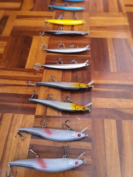 Amostras spining novas njnca foram a agua