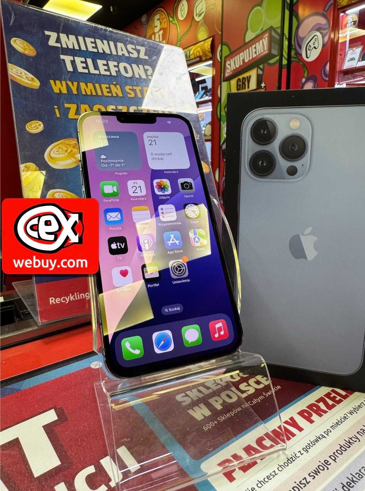 Telefon iPhone 13 Pro Max 1TB Górski Błękit CeX Olsztyn