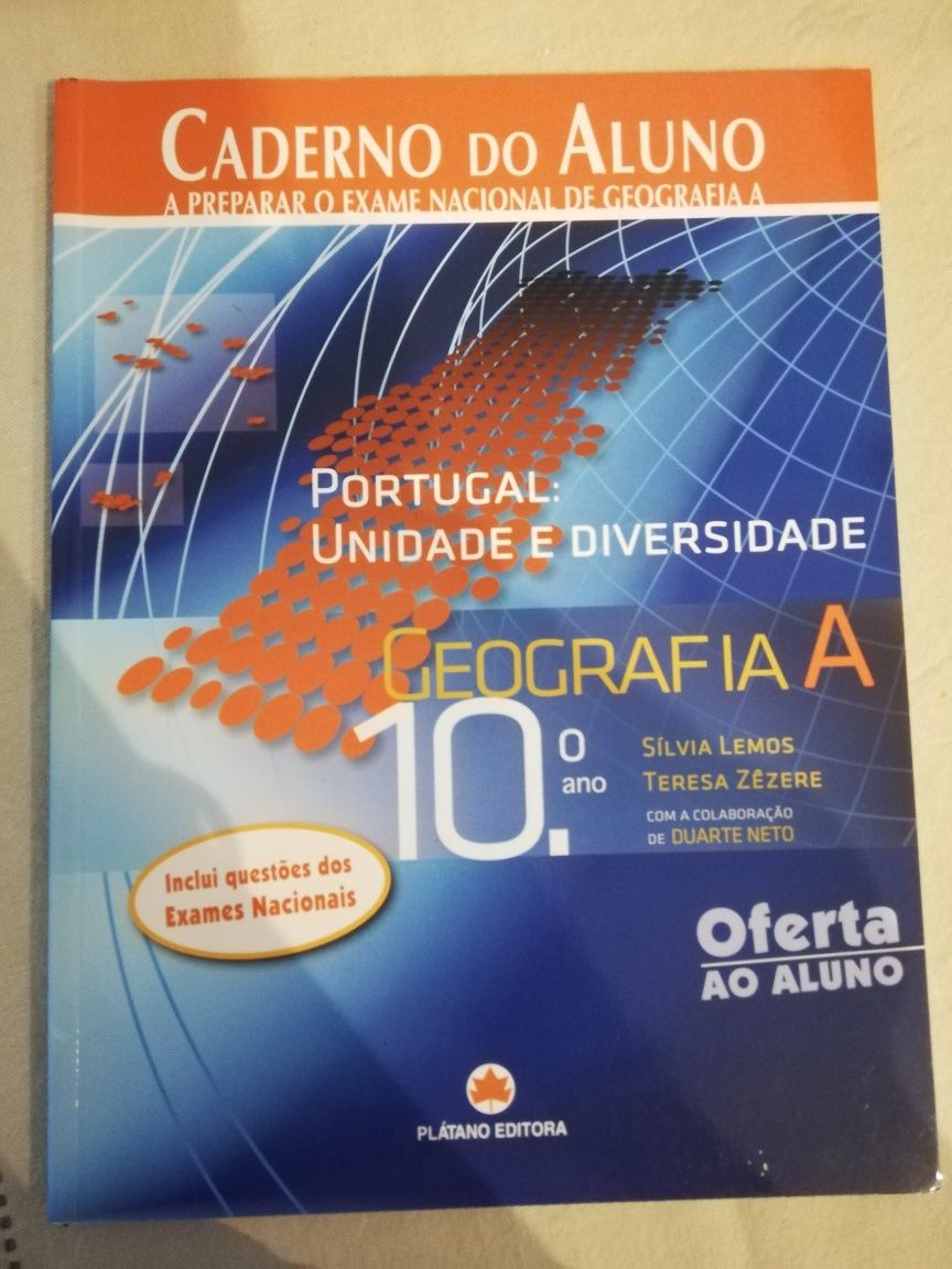 Livros de Geografia A - 10°ano