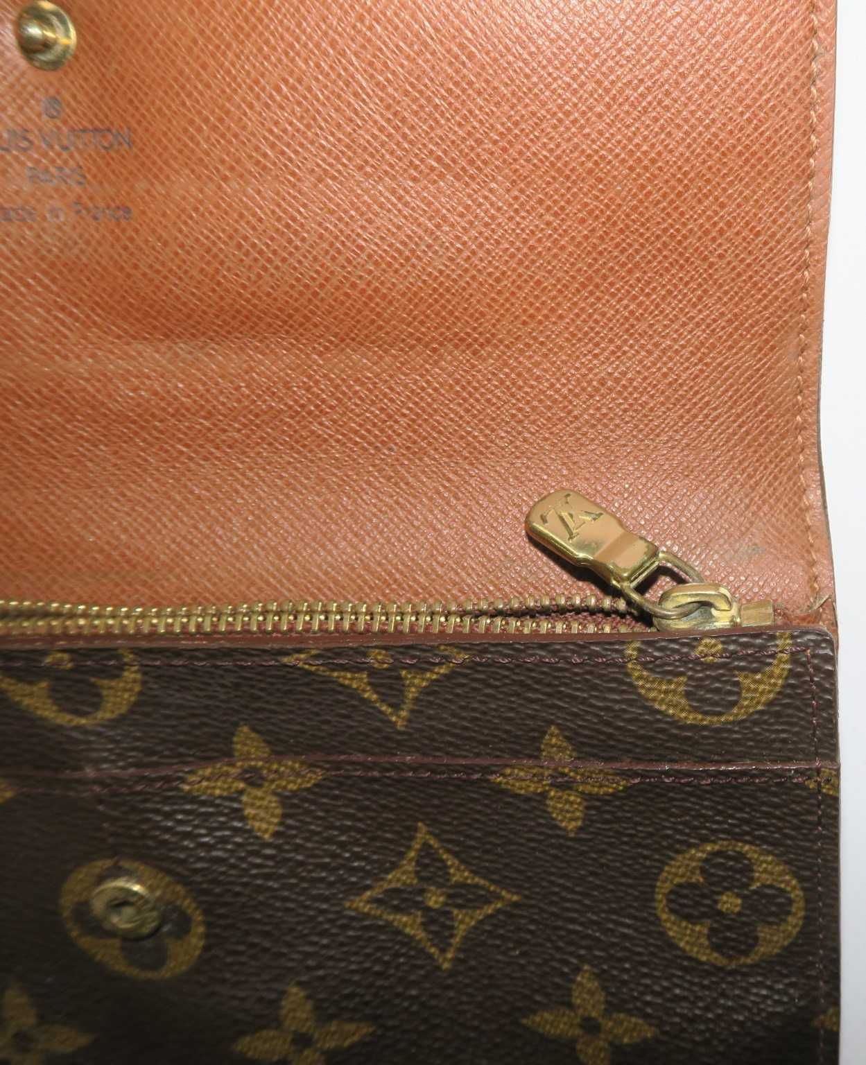 Louis Vuitton duży portfel w monogram vintage