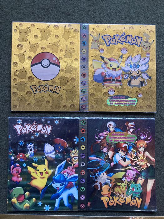 Cadernetas pokemon guarda cartas colecao