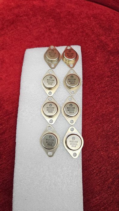 Motorola MJ21194 MJ21193 oryginalne bipolarne tranzystory mocy.
