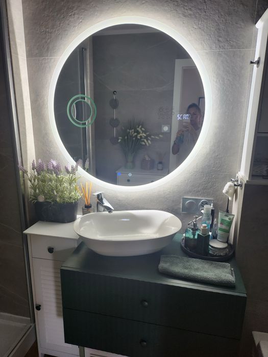 Lustro  led z podświetleniem led 90cm