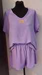 Komplet damski Luxury liliowy, jasny fioletowy od s do xl