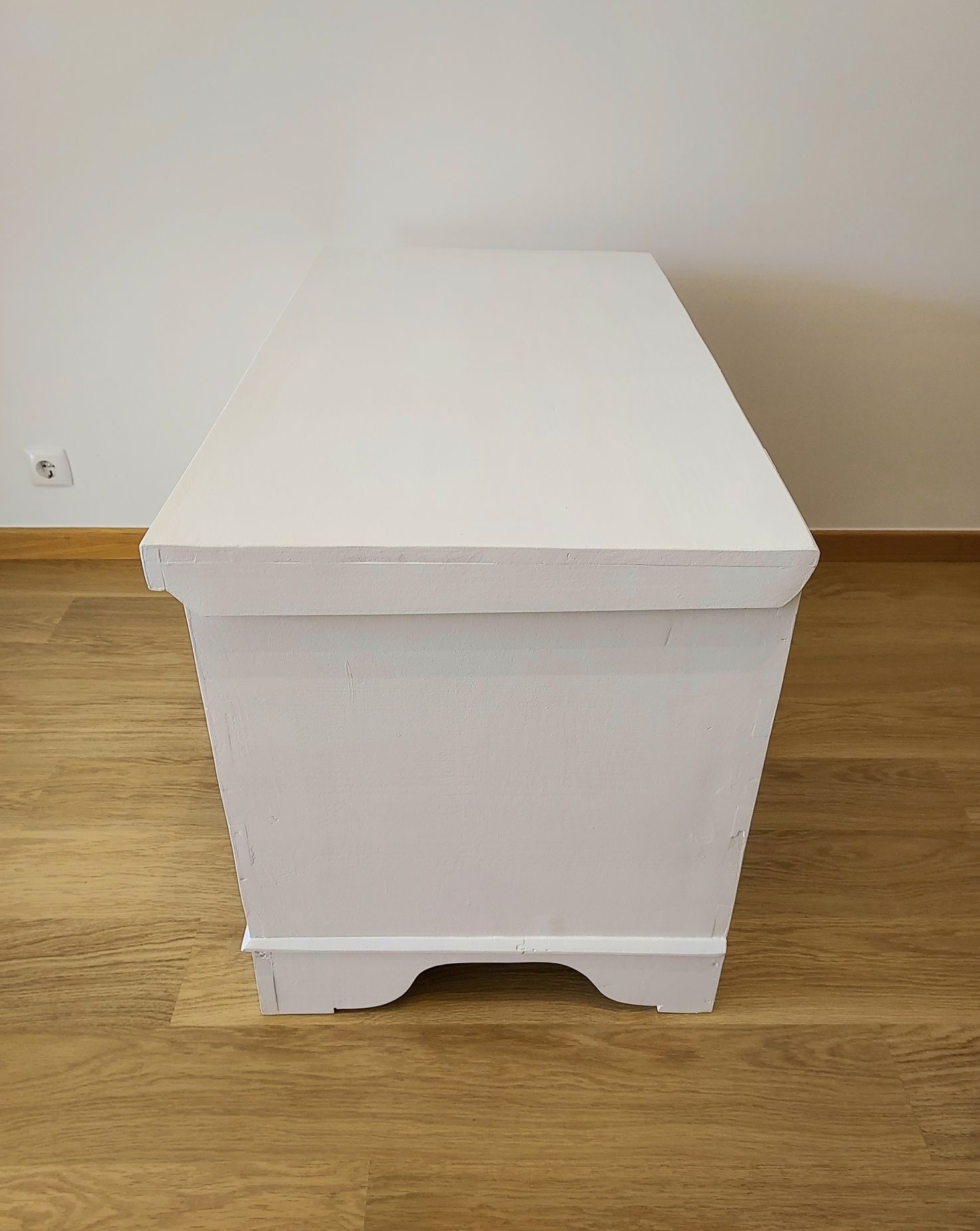 Móvel/Baú de Madeira Branco (com entrega)