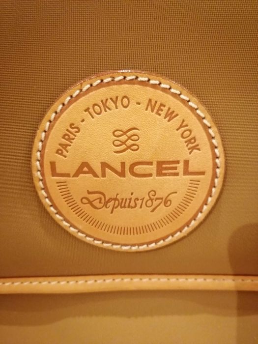 Mala de viagem Marca Lancel em pele