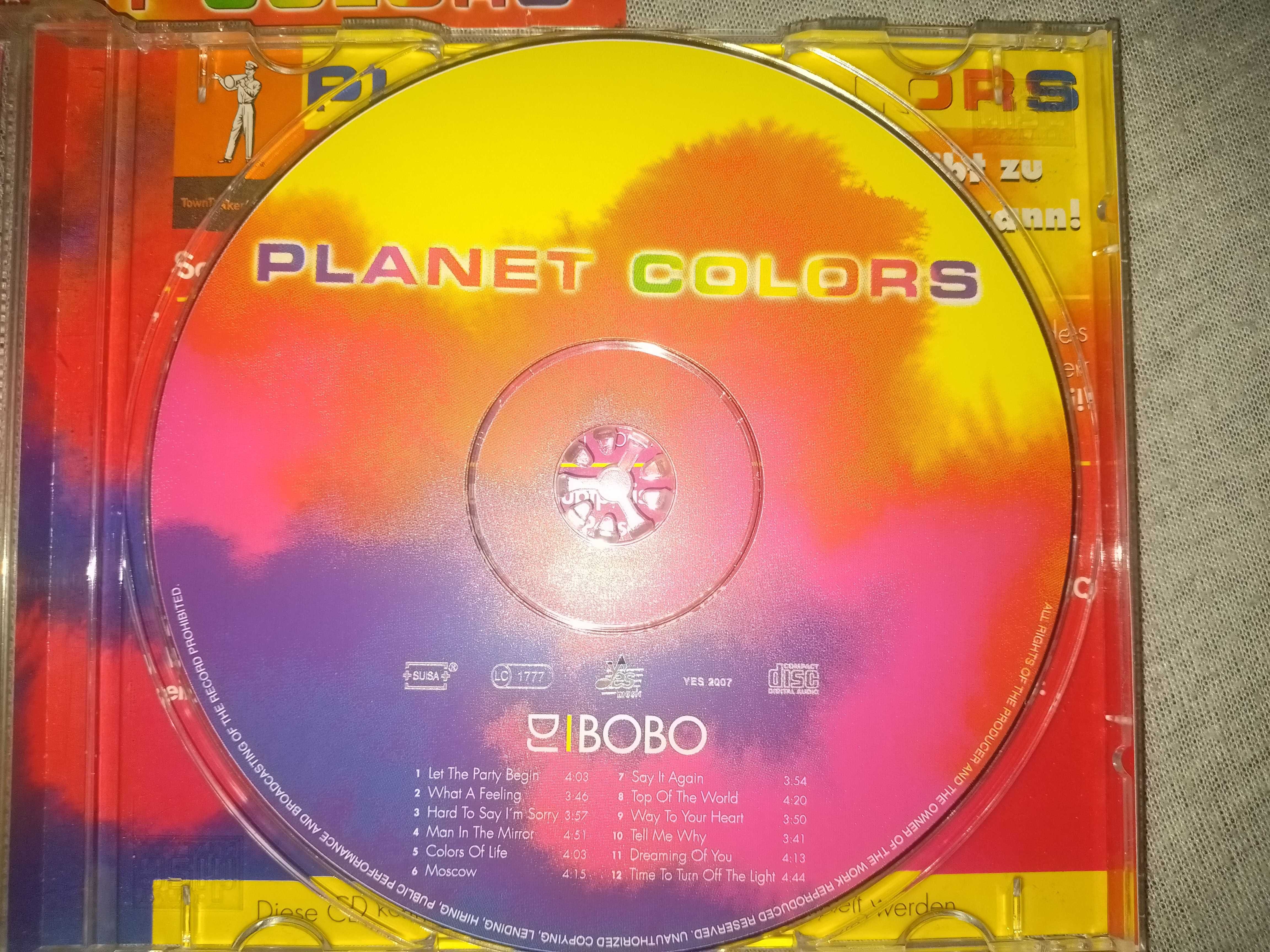 DJ BoBo "Planet Colors" фирменный CD Made In Switzerland.