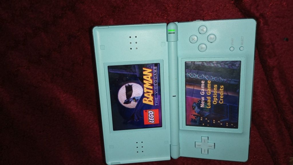 Nintendo ds lite kolor miętowy z LEGO batman