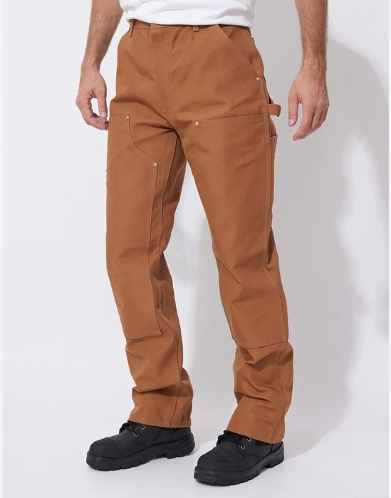 Spodnie Carhartt Firm Duck Double Front Work Brown r. L