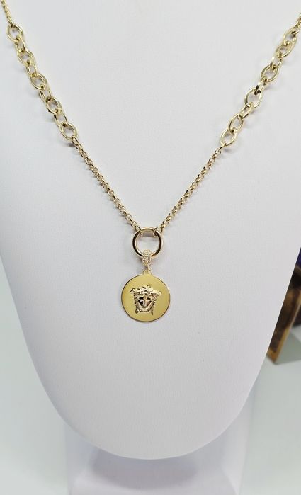 Złoty naszyjnik łańcuszek próba 585 14k