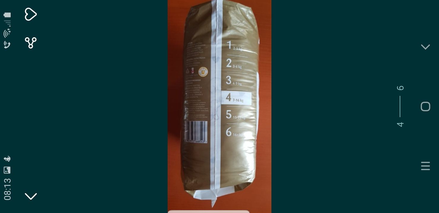 Pieluchy Dada 4 od 7 do 16 kg 33 sztuki