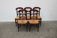Komplet 5 dębowych krzeseł kolonialnych cena za komplet 965