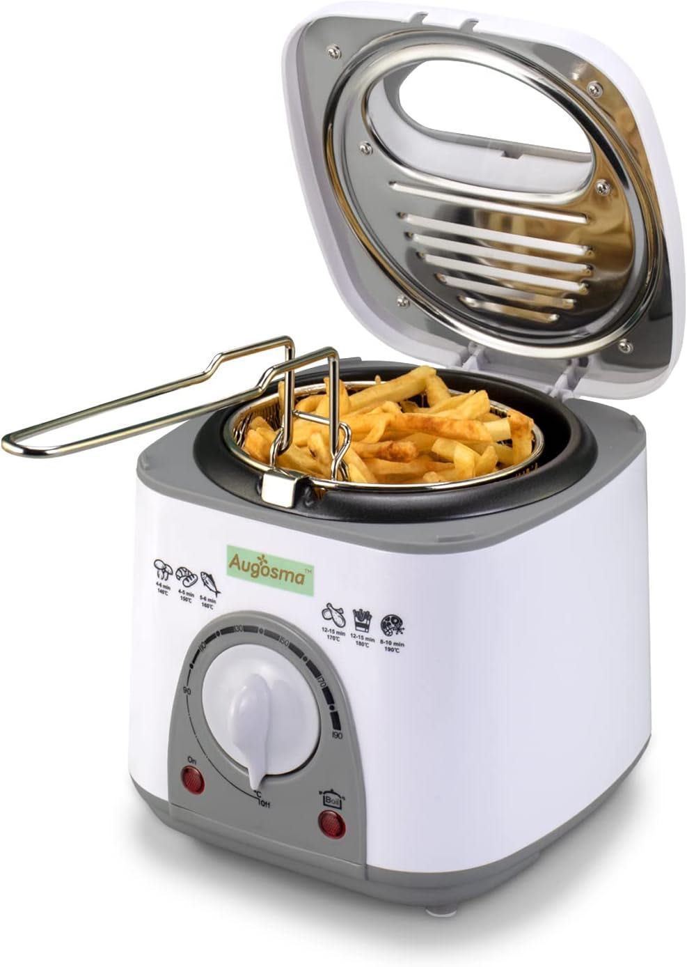 Mini frytkownica olejowa 1litr mała frytkownica pojedyncza