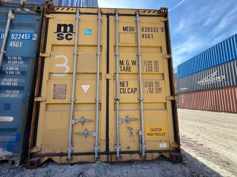 Używany kontener morski magazynowy 40 DC lub HC | Duży wybór