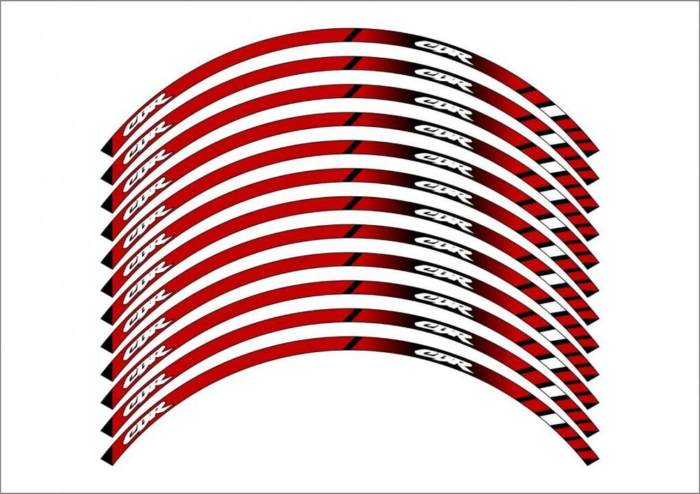 fitas honda cbr autocolantes para jantes roda aro 17