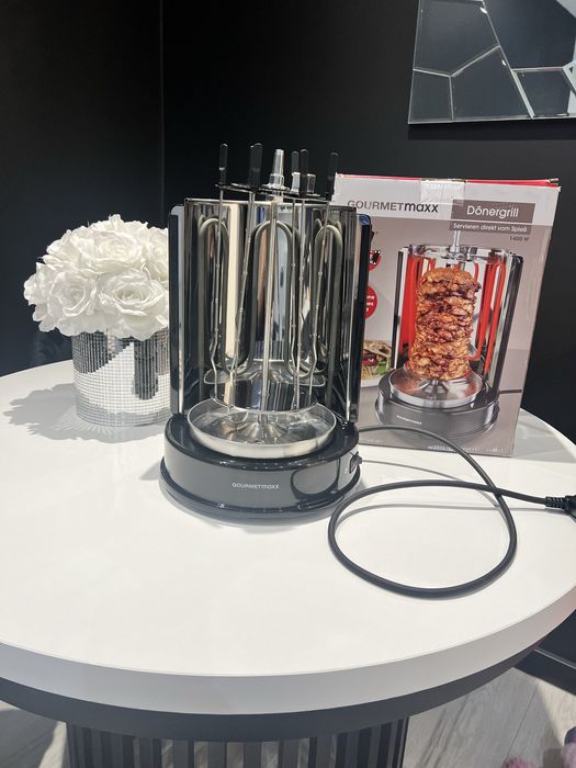 Nowy pionowy grill elektryczny Gourmet Maxx 1400w