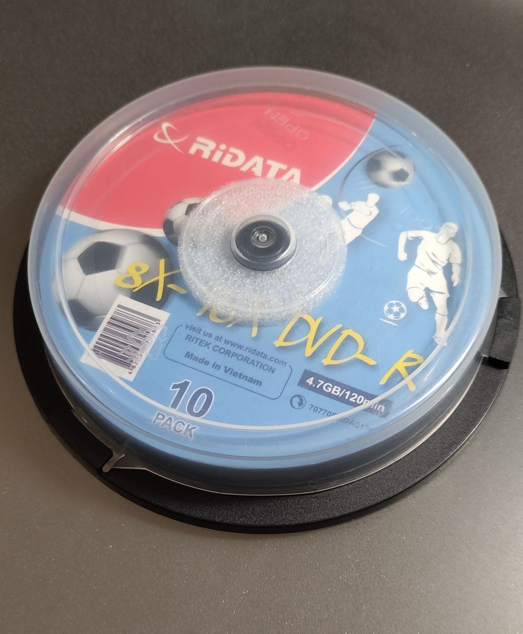 НОВЫЕ DVD-R диски RIDATA 8Х-16Х 4,7 Гб архив хранение данных Двд минус