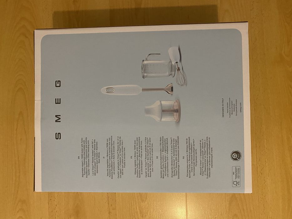 Varinha Mágica SMEG c/ Acessórios Nova Nunca Usada